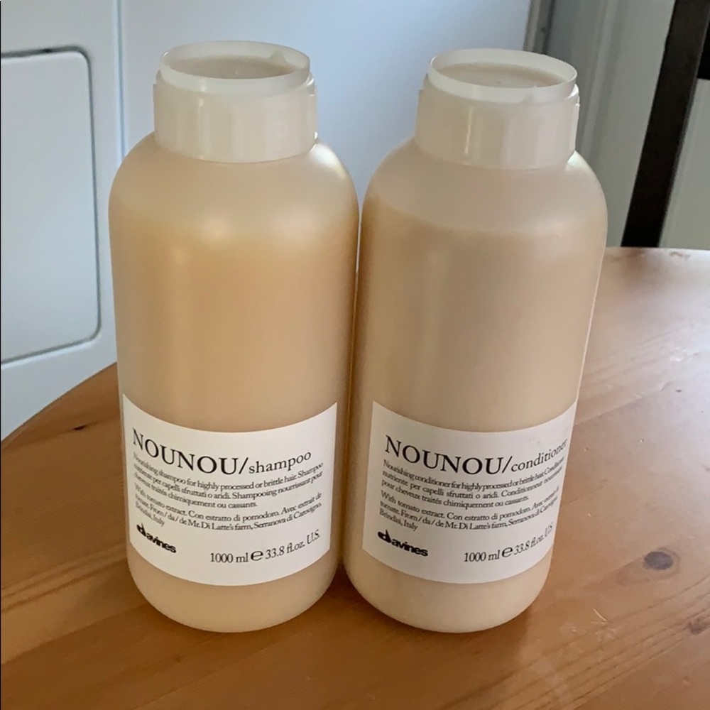 Davines Nounou Shampoo/Conditioner, 1000ml-33.8 oz
